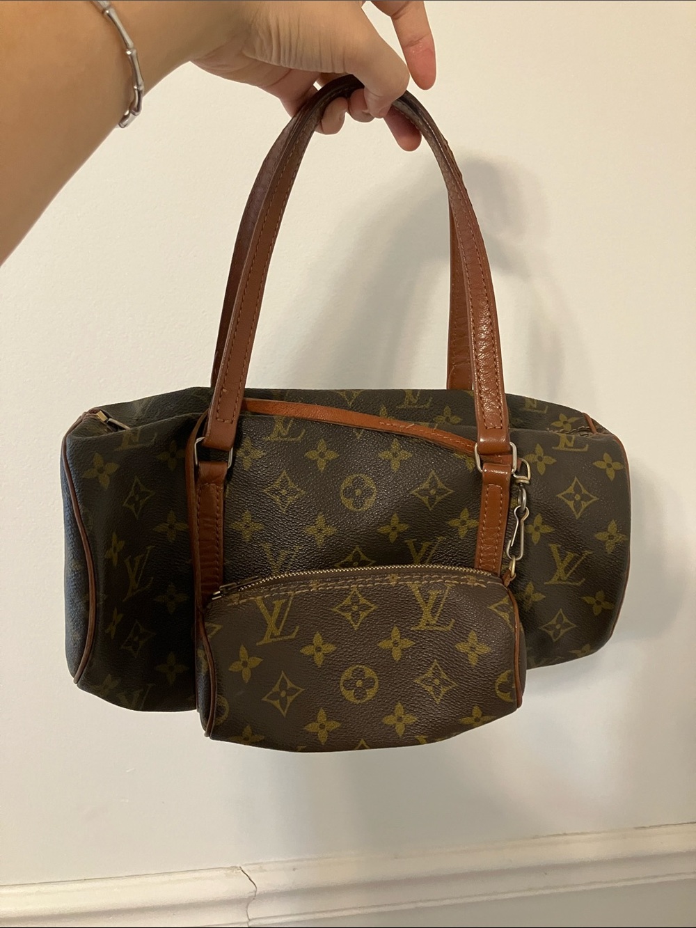 Louis Vuitton Monogram Canvas Papillon 30 with Pouch